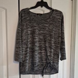 Express Charcoal Tie-Detail Women's Sweatshirt